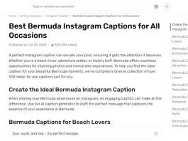Crafting the Perfect Bermuda Instagram Captions: Elevate Your Island Vibes