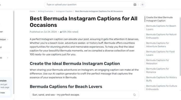 Crafting the Perfect Bermuda Instagram Captions: Elevate Your Island Vibes